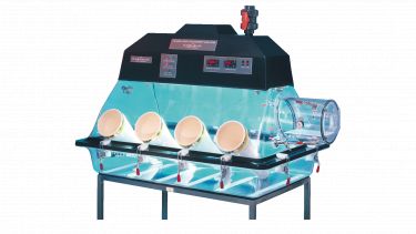 HEPA filtered glovebox
