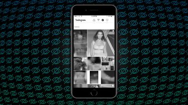 Image of damaging Instagram discover feed