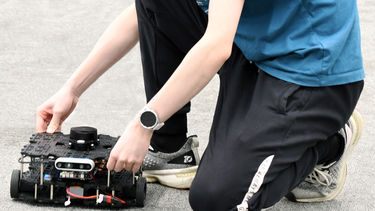 Student programming robot