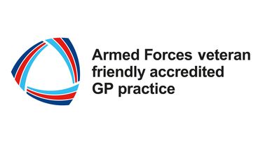 Armed Forces veteran friendly accredited GP practice logo